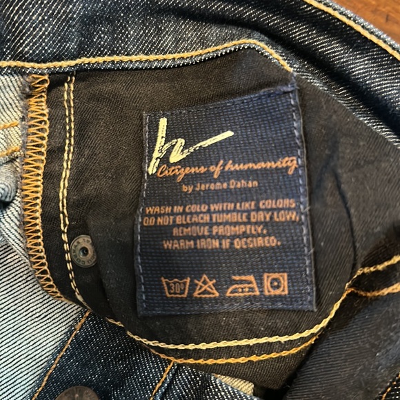 Citizen Of Humanit low waist cropped / capri jeans . Kelly #063 . Size 28 - Picture 4 of 12